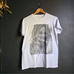 Official Mariah Carey Merch T-Shirt MC Cotton Sz M Short Sleeve Close Up